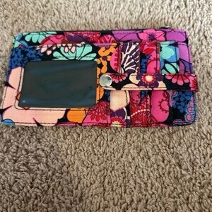Vera Bradley Multicolor Floral Phone Wallet